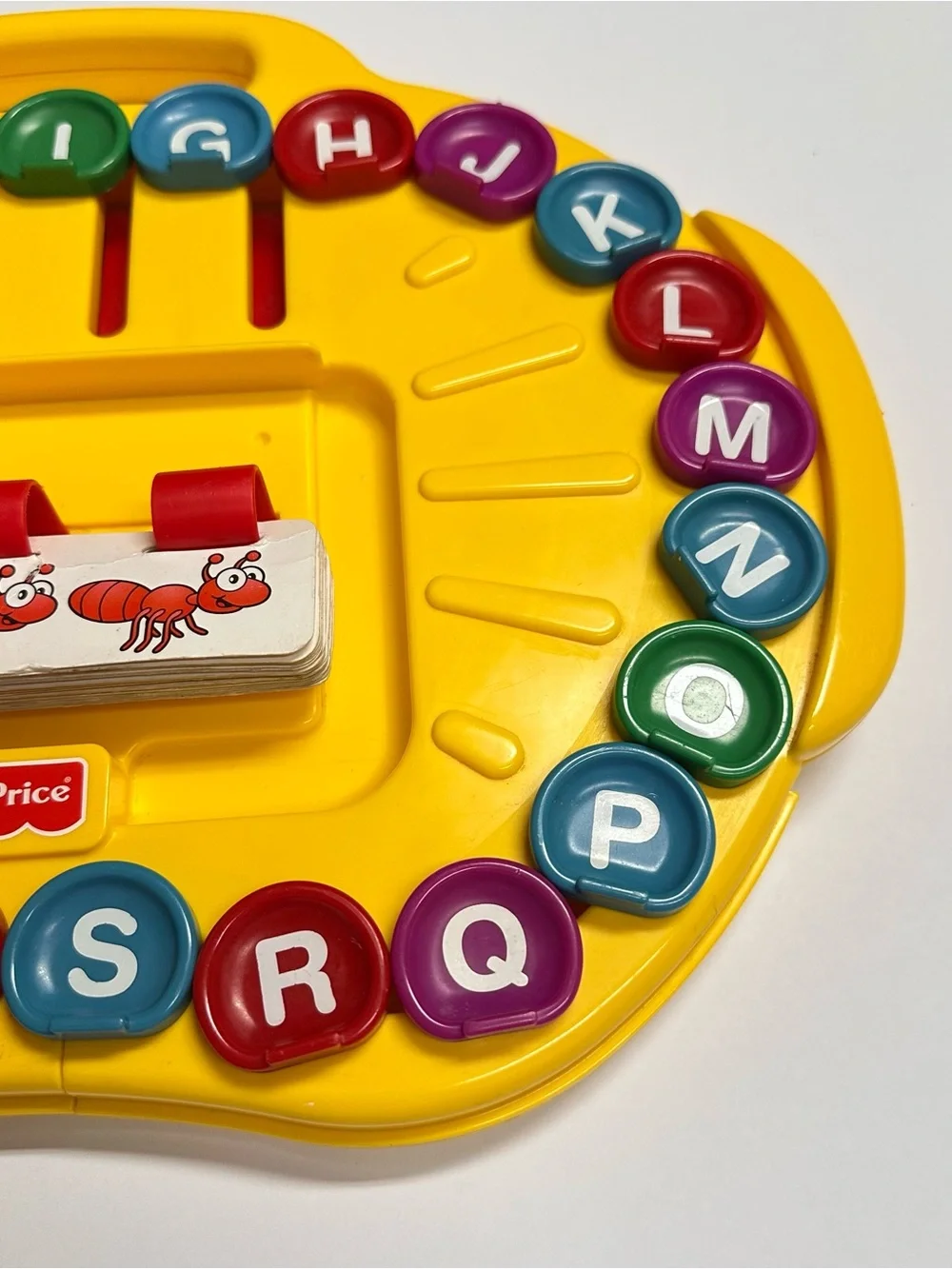 VTG 1997 Fisher Price Alpha-Go-Round Alphabet Spelling Game Learning Toy #72489